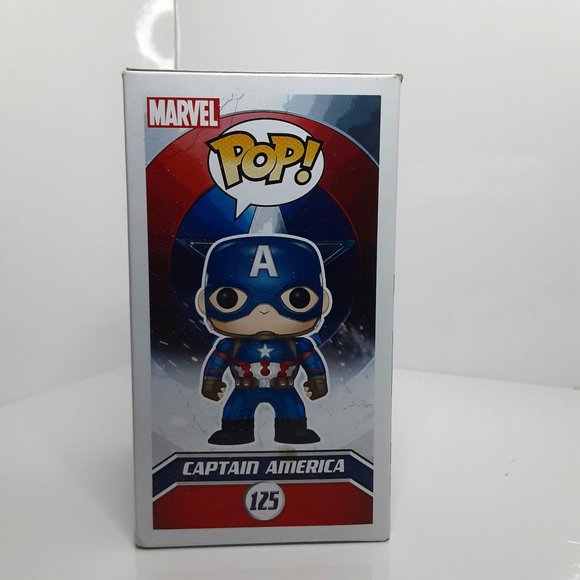 Funko Pop! Disney Marvel Captain America 3 Civil War Avengers #125 Bobblehead - Picture 4 of 6